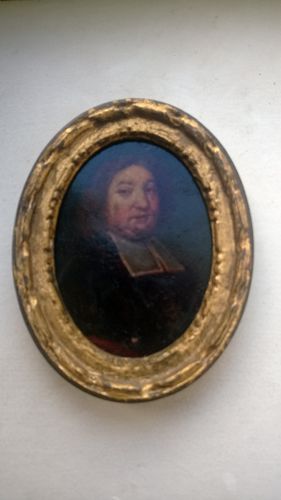 18e eeuwse portretminiatuur op koper